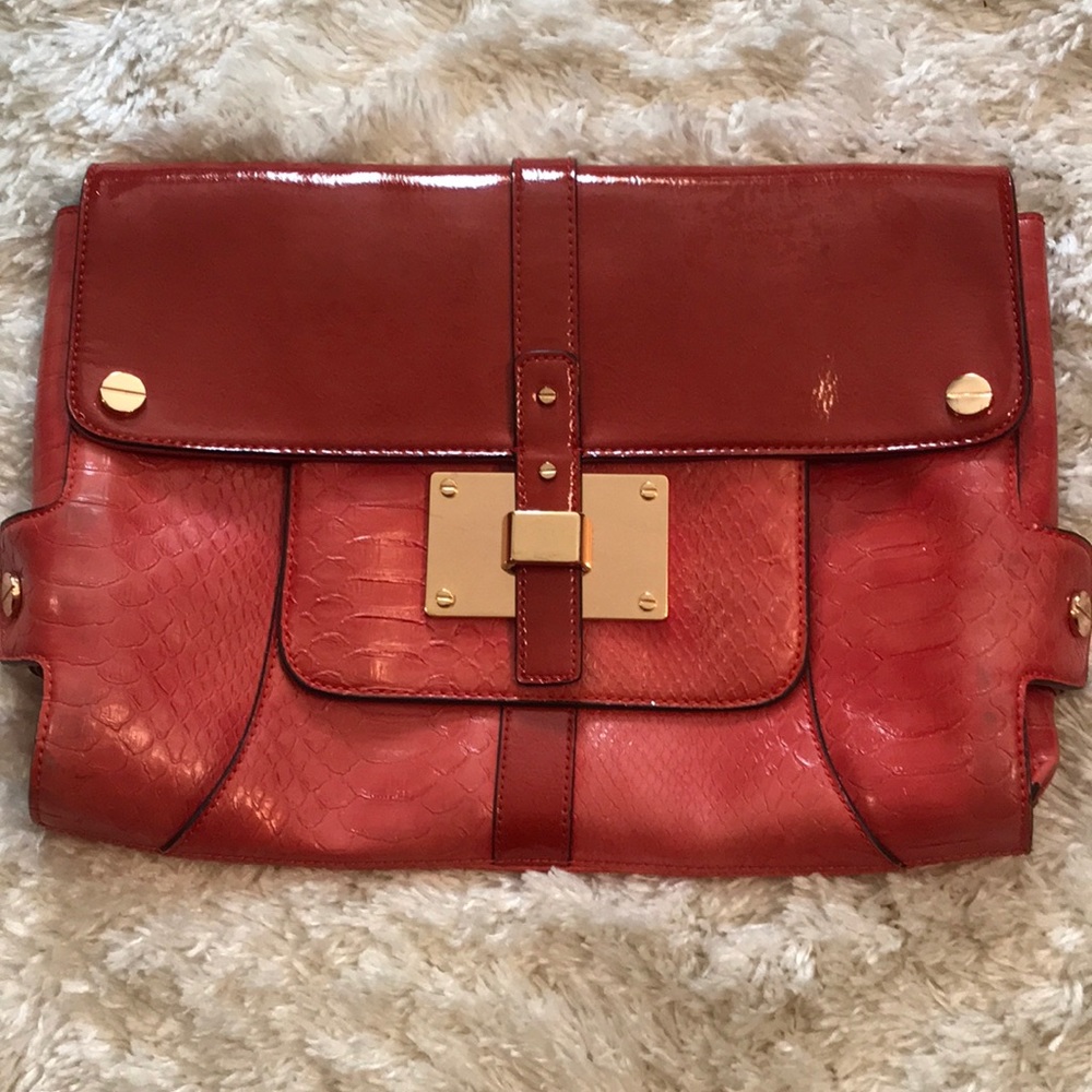 Jessica Simpson Snakeskin Clutch